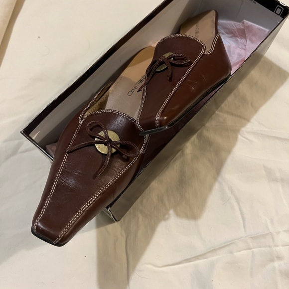 Dark Brown Leather Heels - Picture 2 of 5